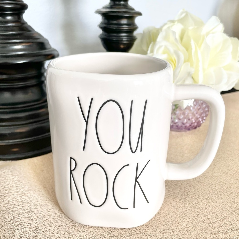 🆕Rae Dunn YOU ROCK Ceramic Mug
